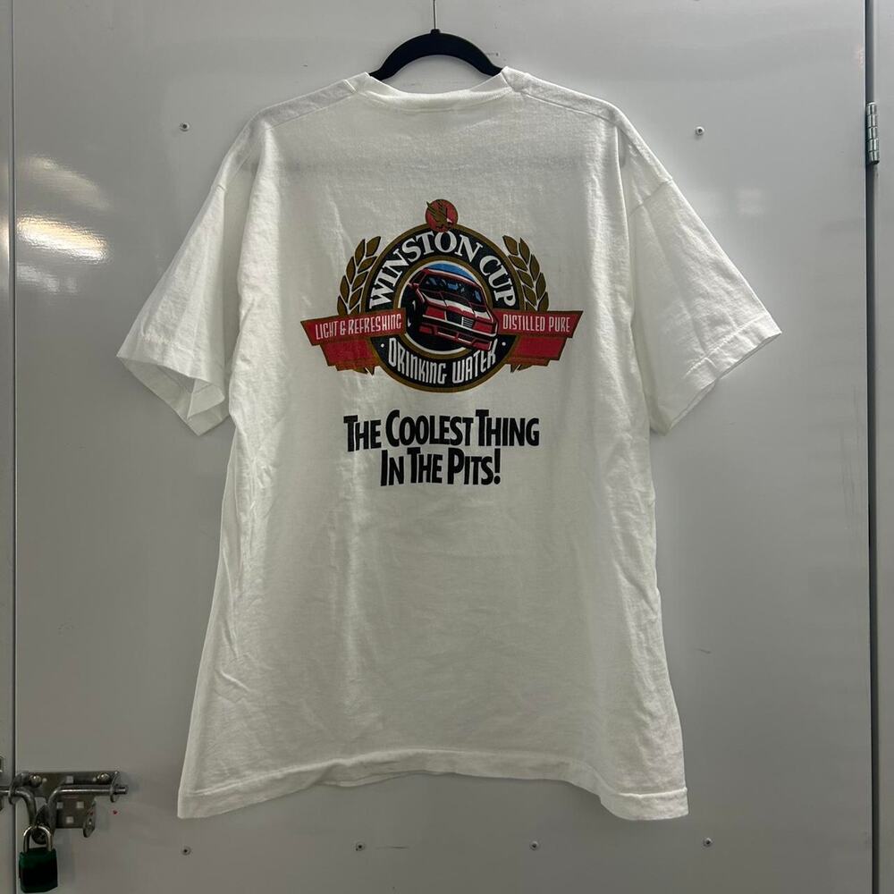 VTG 90s White Fruit of the Loom Winston Cup Racing Tee